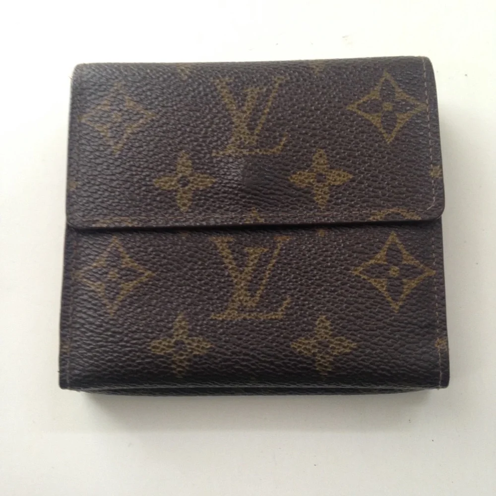 Louis Vuitton Brown Monogram Canvas Compact Wallet